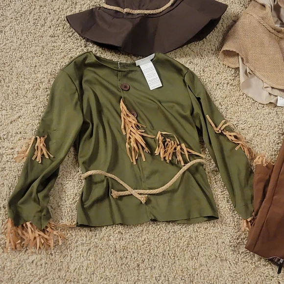 Kids Size Small (5-6) Wizard Of Oz Scarecrow Costume Amazon - Picture 5 of 8